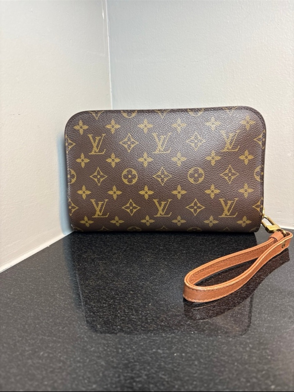 Louis Vuitton Monogram canvas Orsay clutch